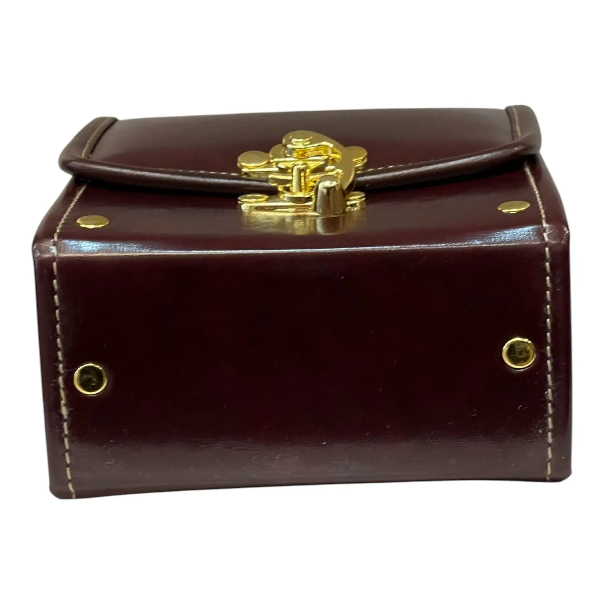Vegan Leather Crossbody Bag – Handmade Chocolate Brown Compact Shoulder Bag by navichi