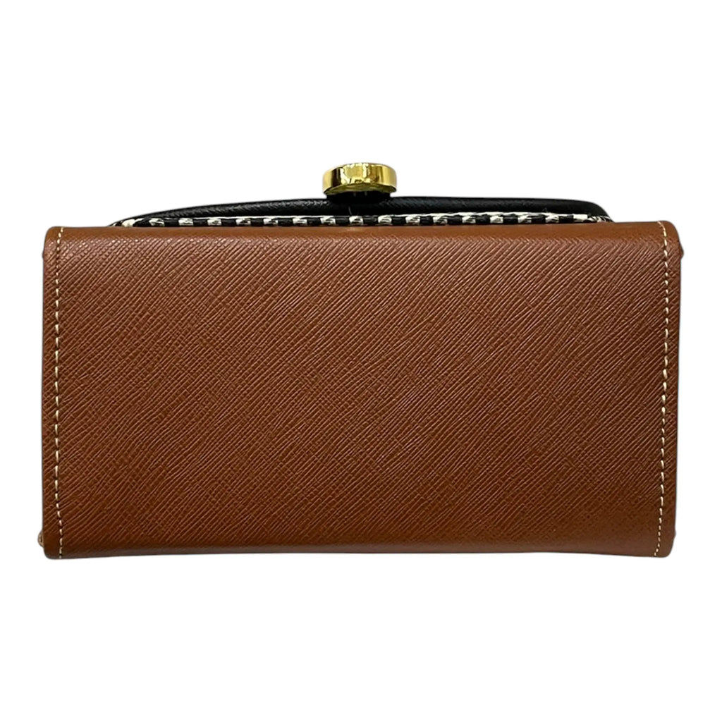 Vegan Leather Handbag – Handmade French Structured Mini Bag with Gold Clasp Closure by navichi