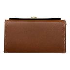 Vegan Leather Handbag – Handmade French Satchel Bag with Gold Clasp Closure by navichi