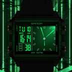 SANDA Luxury Brand Digital Watch for Men Women Square Dial Sport Waterproof Watches Man LED Pointer Display Relogios Masculino by Adornity