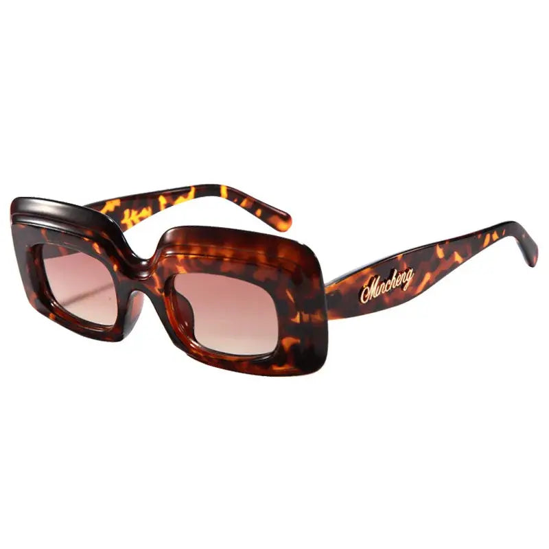 Retro Shades Luxury Sunglasses For Men Designer Famous Brand Square Sun Glasses Man Women Sunglass UV400 by Hegichi