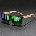 Fashion Vintage Square Colorful Square Frame Sunglasses Men Women Fishing Driving Fashion Brand Designer Lightweight Sun Glasses by Hegichi