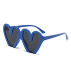Vintage Sunglasses Women Men Heart Core Sun Glasses Female Retro Round Sunglasses for Male Eyewear Eye Glasses Sunglasses by Hegichi