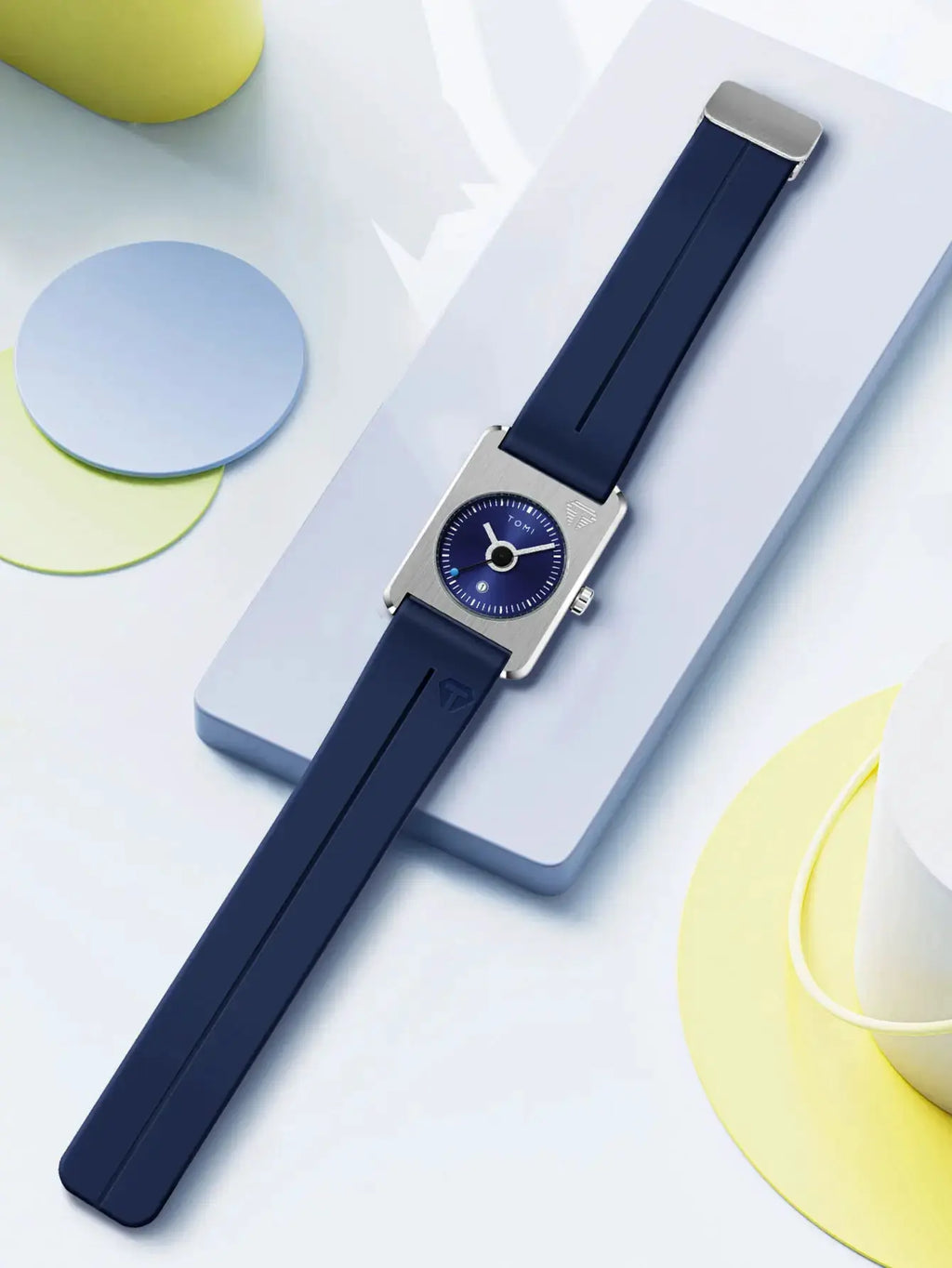 Men's fashion watches quartz watches square small dial wrist watches magnetic buckle watches simple leisure watches by Adornity