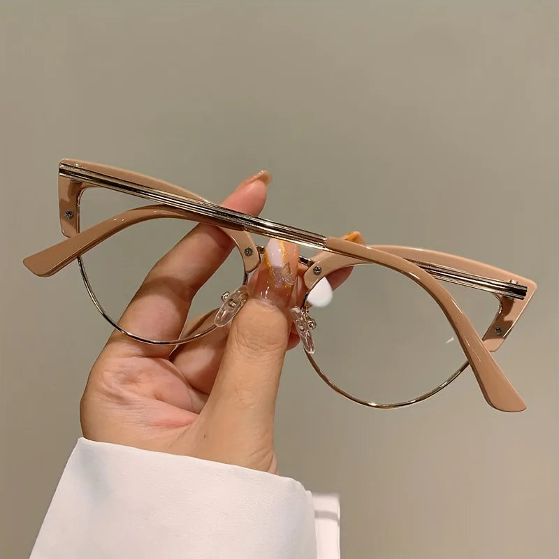 Korean Style Cat Eye Glasses – Blue Light Filter by Adornity