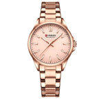Classic Stainless Steel Watch – Quartz Luminous by Adornity