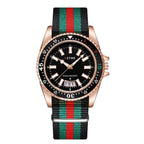New fashionable men's nylon strap calendar watch, luxurious and simple business men's and women's night light quartz watch by Adornity