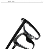 Oversized Cat Eye Glasses – Two-Tone Blue Light by Adornity