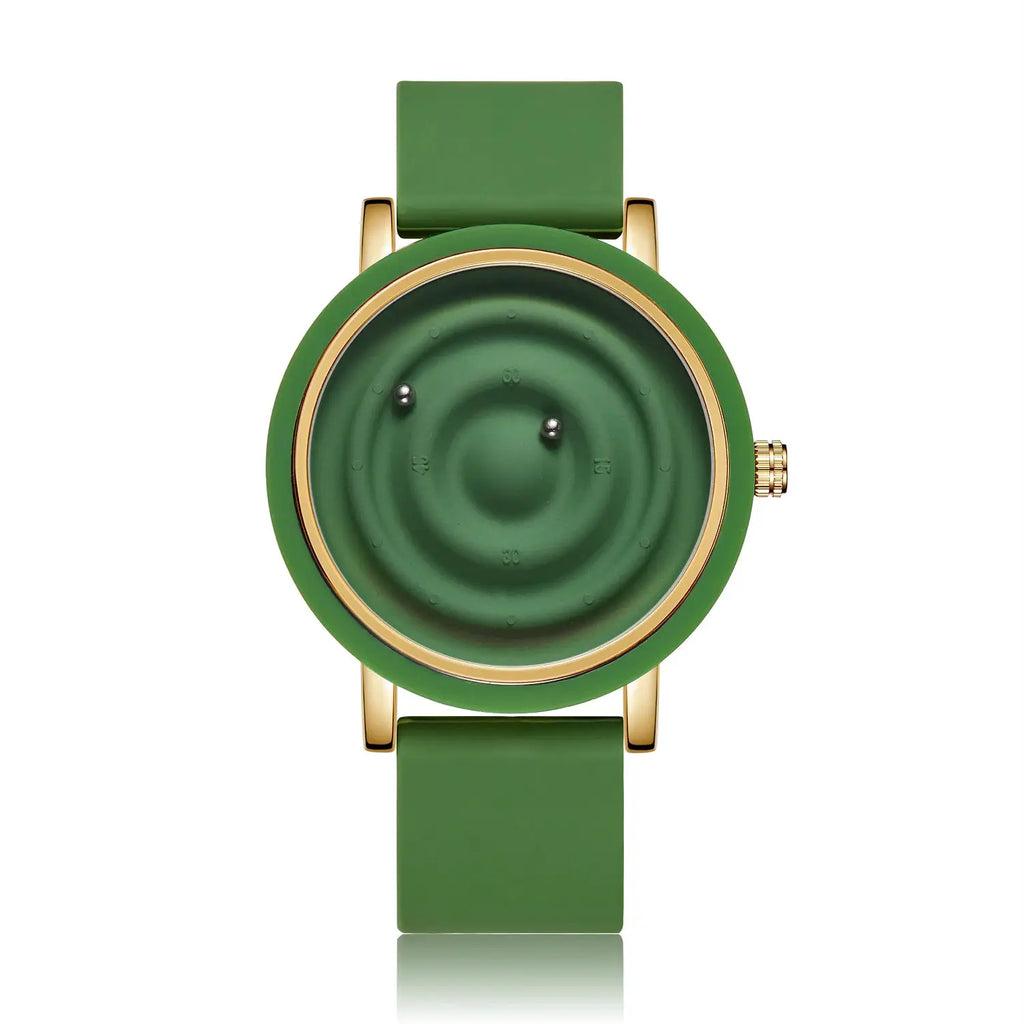 Personalized fashionable floating magnetic pointer free ball bearing creative simple waterproof quartz watch student women men by Adornity