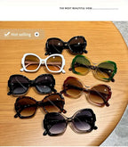 Y2K Oversized Sunglasses – Fashion Sunglasses with Green Jelly Frame & Anti-Reflective Lenses by Adornity