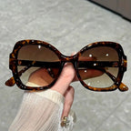 Y2K Oversized Sunglasses – Fashion Sunglasses with Green Jelly Frame & Anti-Reflective Lenses by Adornity