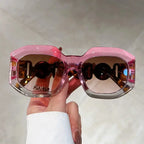 Oversized Rectangle Sunglasses – Vintage Frame by Adornity