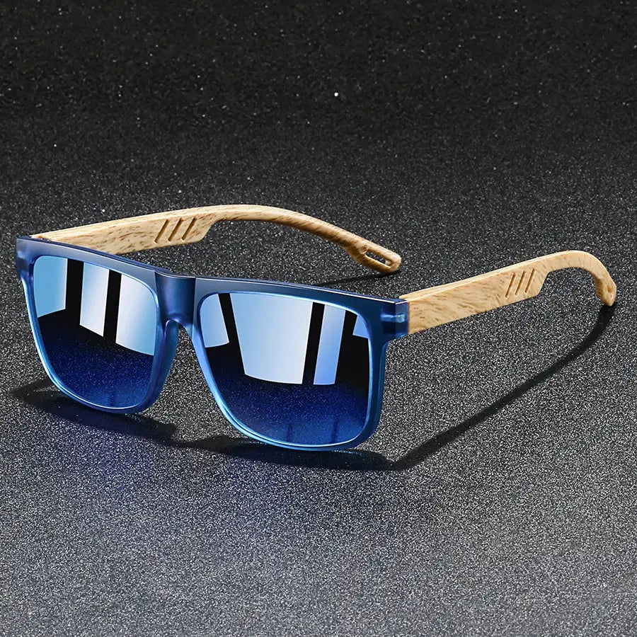 Fashion Vintage Square Colorful Square Frame Sunglasses Men Women Fishing Driving Fashion Brand Designer Lightweight Sun Glasses by Hegichi