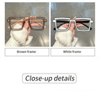 Anime Cosplay Glasses - Square Frame Clear Lens Candy Color Eyewear For Men & Women by Adornity