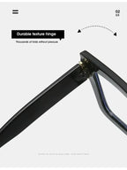 Geometric Square Reading Glasses – Retro Frame by Adornity