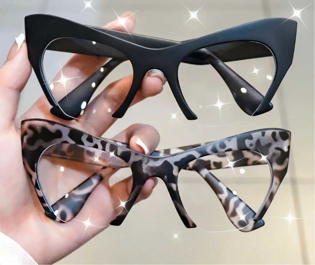 Sienna Cat Eye Reading Glasses – Oversized Frame by Adornity
