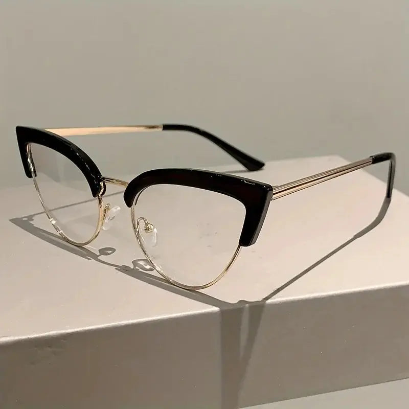 Korean Style Cat Eye Glasses – Blue Light Filter by Adornity
