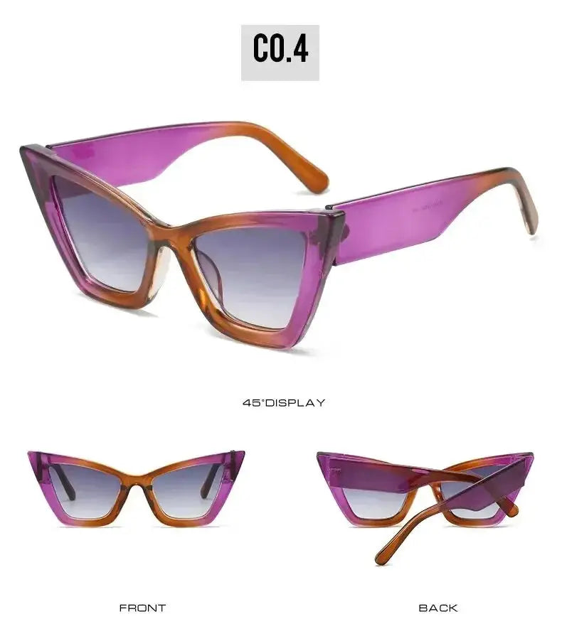Oversized Cat-Eye Sunglasses – Vintage Frame by Adornity