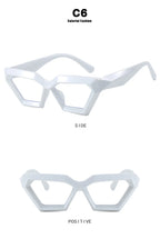 Diamond Shape Blue Light Glasses – Bold Frame by Adornity