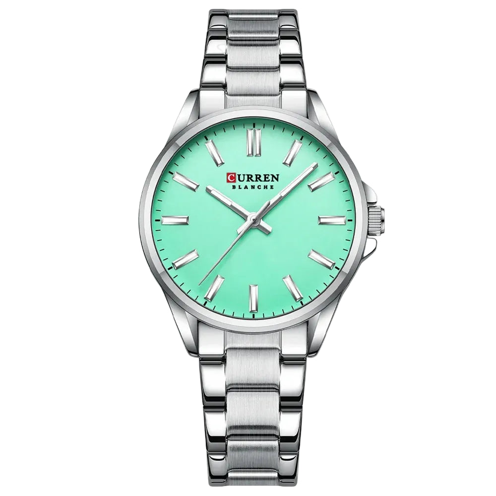 Classic Stainless Steel Watch – Quartz Luminous by Adornity