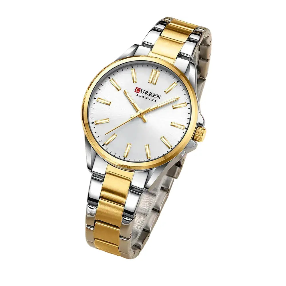 Classic Stainless Steel Watch – Quartz Luminous by Adornity