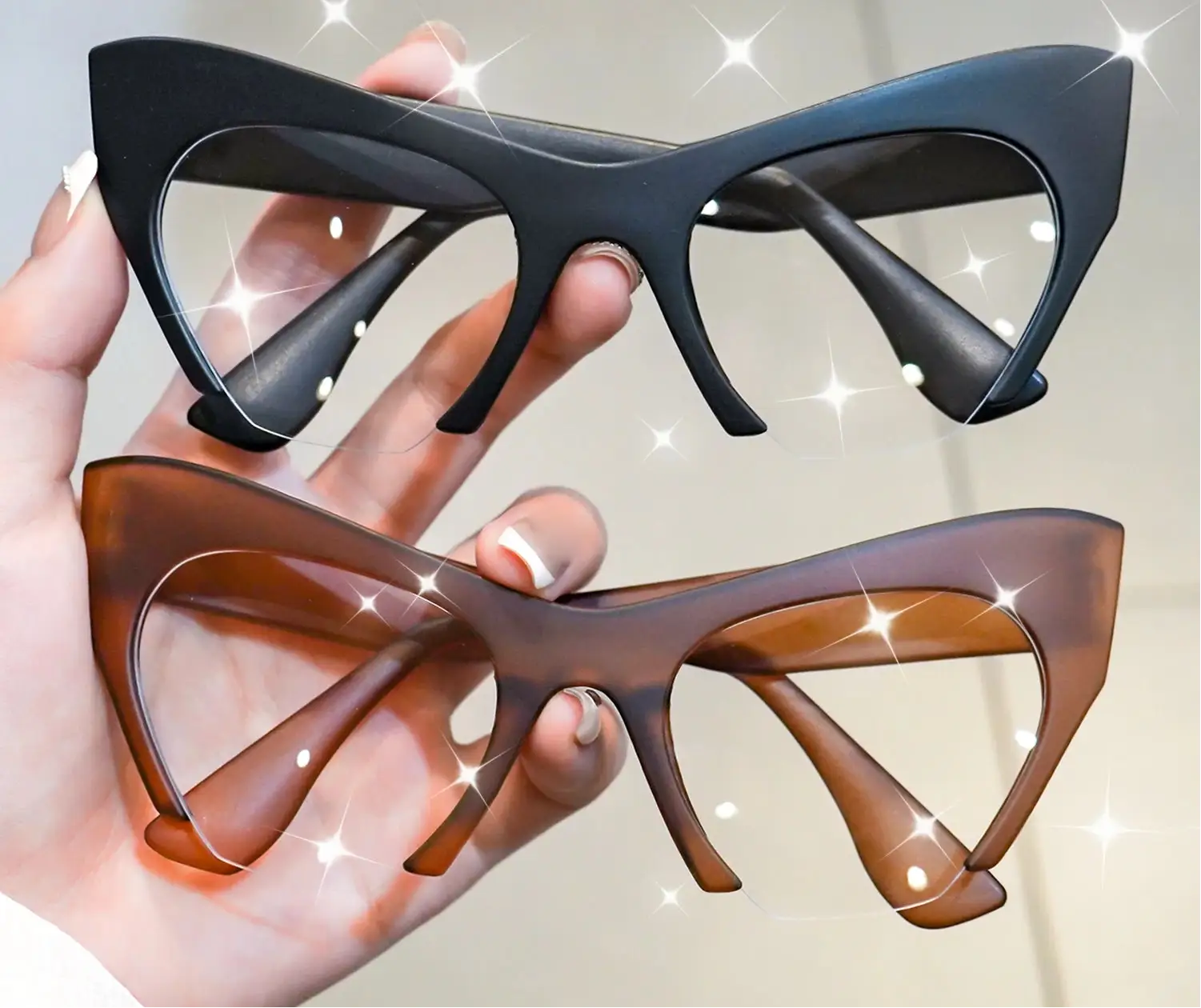 Sienna Cat Eye Reading Glasses – Oversized Frame by Adornity