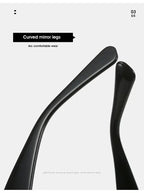 Geometric Square Reading Glasses – Retro Frame by Adornity