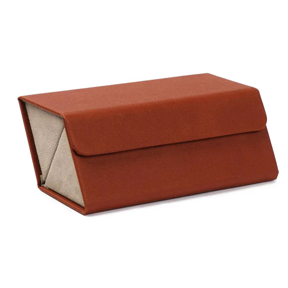 Fashion PU Leather Glasses Organizer Portable Multi-slot Folding Eyeglasses Holder Travel Storage Box Display Sunglasses Case by Hegichi