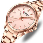 Classic Stainless Steel Watch – Quartz Luminous by Adornity