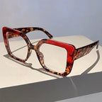 KAMMPT Fashion Square Glasses Women Stylish Oversize MultiColor Glasses Frames Trendy Brand Design Eyeglasses for Decoration by Hegichi