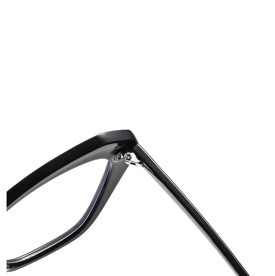 Oversized Cat Eye Glasses – Two-Tone Blue Light by Adornity
