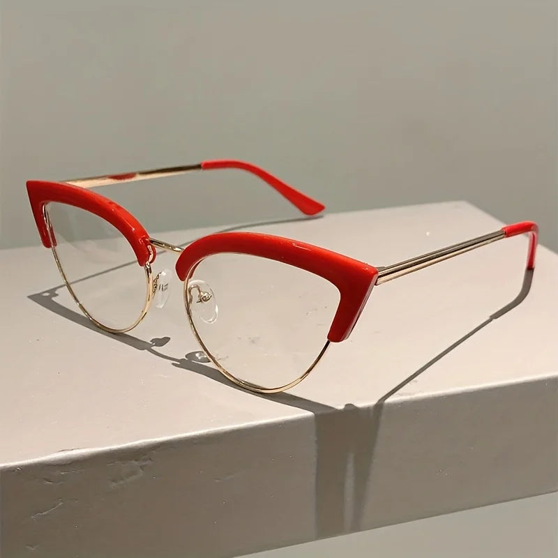Korean Style Cat Eye Glasses – Blue Light Filter by Adornity