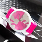 Womage Watch Women Green Watches Fashion Big Number Quartz Wristwatches Women Ladies Gilrs Silicone Sports Watches reloj mujer by Adornity
