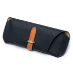 KLASSNUM Luxury Leather Reading Glasses Bags Woman MEn Portable Protective Travel Sunglasses Case Fashion Eyewear Protector by Hegichi