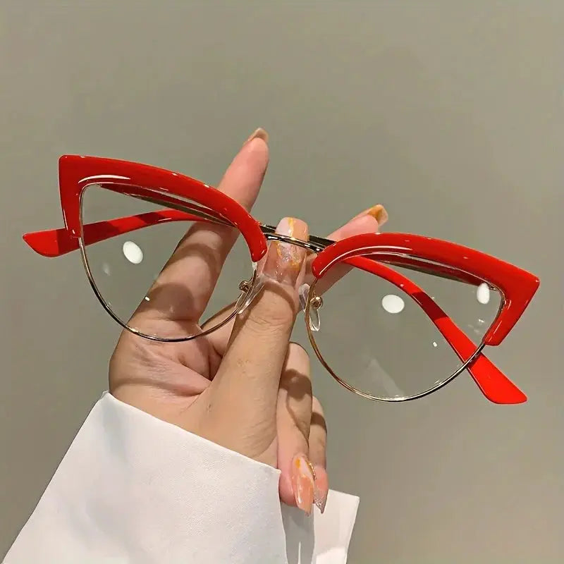 Korean Style Cat Eye Glasses – Blue Light Filter by Adornity