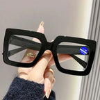 Geometric Square Reading Glasses – Retro Frame by Adornity