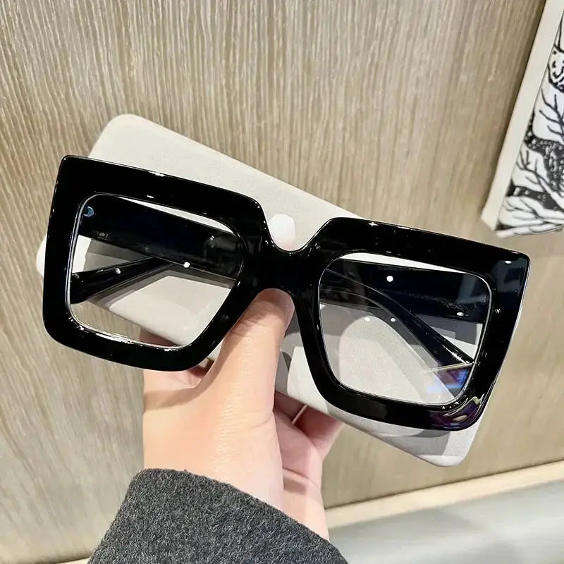 Geometric Square Reading Glasses – Retro Frame by Adornity