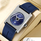Men's fashion watches quartz watches square small dial wrist watches magnetic buckle watches simple leisure watches by Adornity