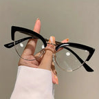Korean Style Cat Eye Glasses – Blue Light Filter by Adornity