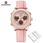 Heart Shape Watch – Dual Display Analog-Digital by Adornity