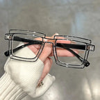 Anime Cosplay Glasses - Square Frame Clear Lens Candy Color Eyewear For Men & Women by Adornity