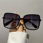Bold Two-Tone Sunglasses – Oversized Retro Gradient Lens by Adornity