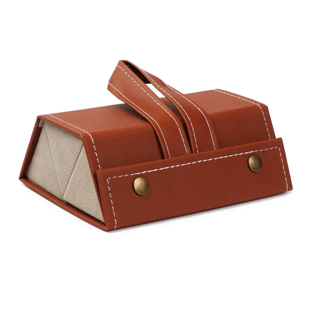 Fashion PU Leather Glasses Organizer Portable Multi-slot Folding Eyeglasses Holder Travel Storage Box Display Sunglasses Case by Hegichi