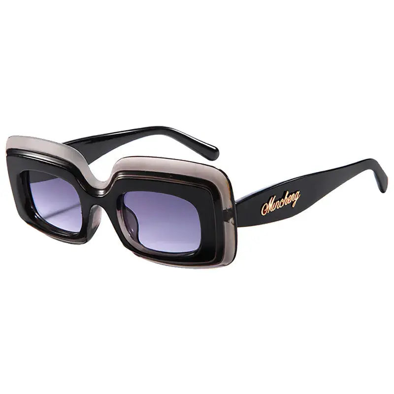 Retro Shades Luxury Sunglasses For Men Designer Famous Brand Square Sun Glasses Man Women Sunglass UV400 by Hegichi