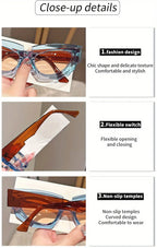 Glam Cat Eye Sunglasses – Thick Frame Gradient UV400 by Adornity