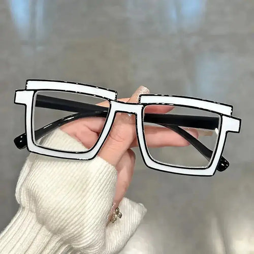 Anime Cosplay Glasses - Square Frame Clear Lens Candy Color Eyewear For Men & Women by Adornity