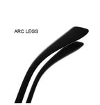 Oversized Cat Eye Glasses – Two-Tone Blue Light by Adornity