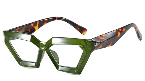 Adornity Thick Diamond Small Frame Blue Light Glasses Limited Edition Collection