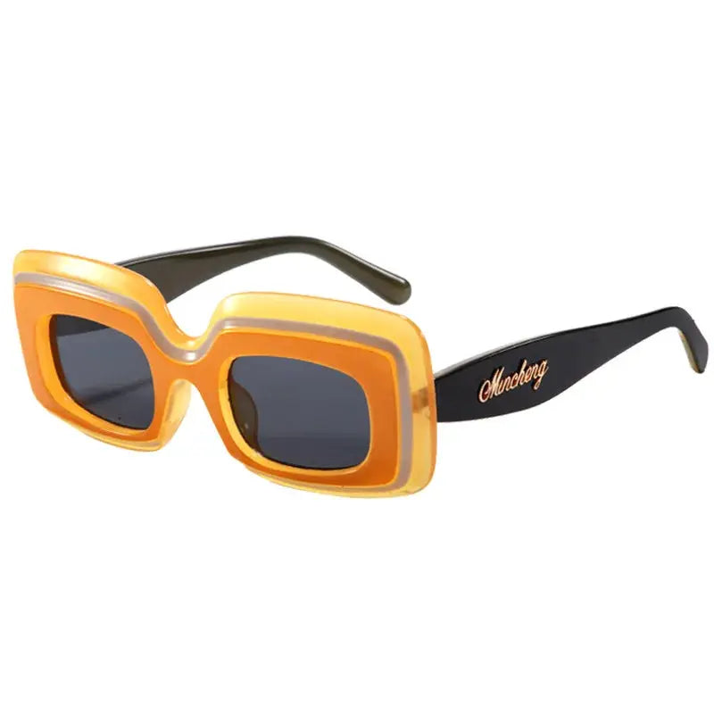 Retro Shades Luxury Sunglasses For Men Designer Famous Brand Square Sun Glasses Man Women Sunglass UV400 by Hegichi