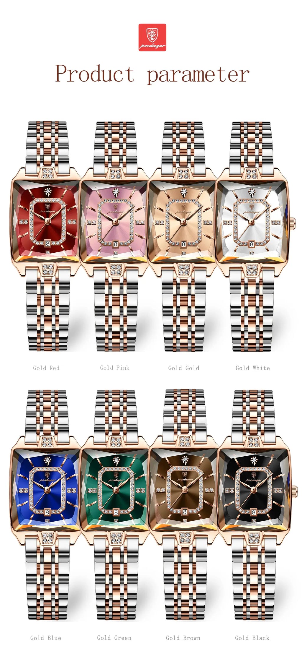 Elegant Everyday Watch – Stainless Steel Dial by Adornity